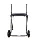 Andador plegable con dos ruedas y asiento | Regulable 75-95 cm - Foto 2