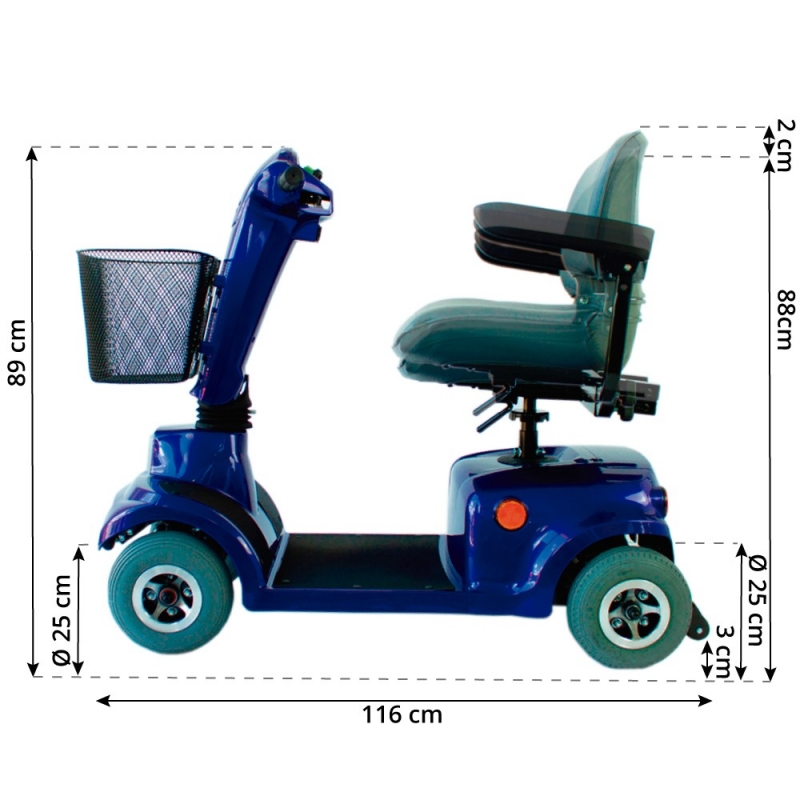 Comprar scooter discapacitados plegable con mando a distancia