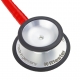 Fonendoscopio | Membrana bilateral | Doble campana | Sin látex | Aluminio | Rojo| Duplex 2.0 | 4200-04| Riester - Foto 2