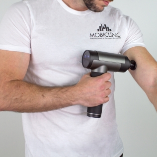 Pistola de masaje muscular, Portátil, Pantalla LCD