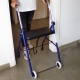 Andador para ancianos | Plegable | Asiento | 2 ruedas | Azul | Emérita | Mobiclinic - Foto 10
