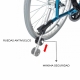 Silla de ruedas | Alta gama | Cómoda | Aluminio | Respaldo partido | Regulable en altura | Antivuelco | Venecia | Mobiclinic - Foto 9