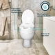 Elevador WC | Con tapa | 14 cm | Blanco | Ajustable | Titán | Hasta 160 Kg| Mobiclinic - Foto 8
