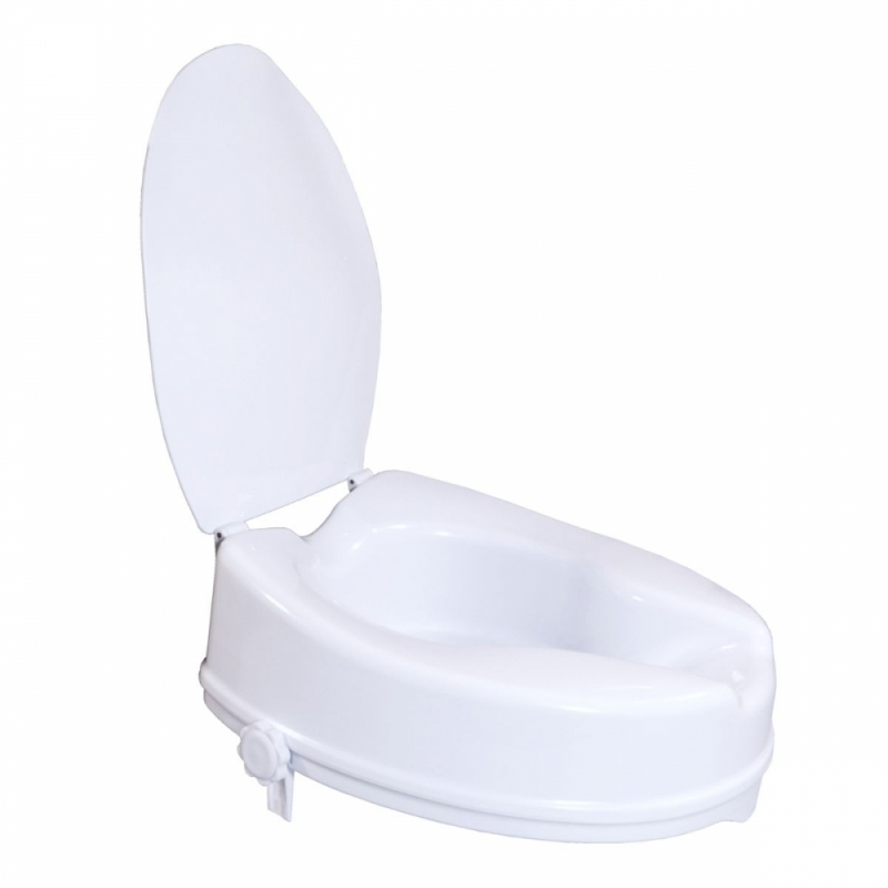 Mobiclinic Silla de WC o inodoro para discapacitados ancianos minusválidos  Plegable Reposabrazos