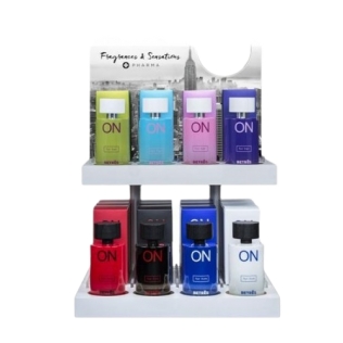 Expositor Perfumes For Her and Him (24 uds de 100 ml la ud. + 8 probadores)