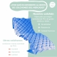 Colchón antiescaras de aire | Con compresor | PVC médico ignífugo | 200x90x7 cm | 130 celdas | Azul | Mobi 1 | Mobiclinic - Foto 4