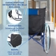 Silla de ruedas plegable | Ruedas grandes | Ligera | Ortopédica | Azul | Alcázar | Mobiclinic - Foto 6