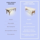 Camilla de masaje plegable | Reposacabezas | Portátil | Madera | 186x60 cm | Crema | CM-01 Light | Mobiclinic - Foto 7