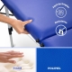 Camilla de masaje plegable | Reposacabezas | Portátil | Aluminio | 186x60 cm | Azul | CA-01 Light | Mobiclinic - Foto 2
