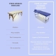Camilla de masaje plegable | Reposacabezas | Portátil | Aluminio | 186x60 cm | Azul | CA-01 Light | Mobiclinic - Foto 7