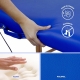 Camilla de masaje plegable | Reposacabezas | Portátil | Madera | 186x60 cm | Azul | CM-01 Light | Mobiclinic - Foto 4