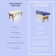 Camilla de masaje plegable | Reposacabezas | Portátil | Madera | 186x60 cm | Azul | CM-01 Light | Mobiclinic - Foto 8
