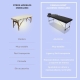 Camilla de masaje plegable | Reposacabezas | Portátil | Aluminio | 186x60 cm | Negro | CA-01 Light | Mobiclinic - Foto 7