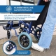Silla de ruedas | VIP | Plegable | Reposabrazos y reposapiés extraíbles | Maestranza | Mobiclinic - Foto 8
