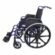 Silla de ruedas para ancianos | Plegable | Rueda grande | Asiento ancho 46 cm | Azul Giralda | Mobiclinic - Foto 3