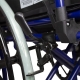 Silla de ruedas para ancianos | Plegable | Rueda grande | Asiento ancho 46 cm | Azul Giralda | Mobiclinic - Foto 7