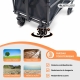 Carro transporte playa y jardín | Asa ajustable | 71x47x67cm | Plegable | Ruedas 360º | Duna Basic | Mobiclinic - Foto 7