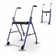 Andador para ancianos | Plegable | Asiento | 2 ruedas | Azul | Emérita | Mobiclinic - Foto 1