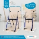 Andador para ancianos | Plegable | Asiento | 2 ruedas | Azul | Mérida | Clinicalfy - Foto 2