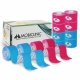 Pack de 2 Kinesiotape | Rosa y Azul | Impermeable | Venda neuromuscular | 5mx5cm | Mobitape | Mobiclinic - Foto 1