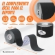 Pack de 2 Kinesiotape | Negro y Beige | Impermeable | Venda neuromuscular | 5mx5cm | Mobitape | Mobiclinic - Foto 2