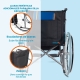 Silla de ruedas plegable | Ruedas grandes | Ortopédica | Ligera | Júcar | Clinicalfy - Foto 6