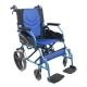 Silla de ruedas | Plegable | Aluminio | Frenos en manetas | Ancho asiento 46cm | Azul | Pirámide | Mobiclinic - Foto 1