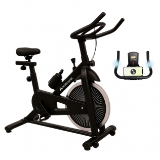 Bicicleta de spinning | Ajustable | Control de entrenamiento | Peso máx. 120 kg | Volante de inercia 6 kg | Teide | Mobiclinic