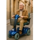 Scooter eléctrico movilidad reducida | Auton. 45 km | 4 ruedas | Asiento giratorio y plegable | 36Ah | Azul | Piscis |Mobiclinic - Foto 3