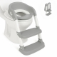 Asiento de inodoro infantil | Cómodo | Seguro | Con escaleras | Antideslizante | Regulable | Plegable|Gris y blanco|Mobiclinic - Foto 1