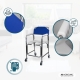 Silla para WC | Ruedas | Reposabrazos | Aluminio | Azul | Manzanares | Mobiclinic - Foto 4