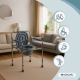 Silla WC | Con tapa | Altura regulable | Reposabrazos | Acero cromado | Puente | Mobiclinic - Foto 5