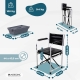 Silla WC | Plegable | Con tapa | Acero cromado | Reposabrazos | Ebro | Mobiclinic - Foto 2