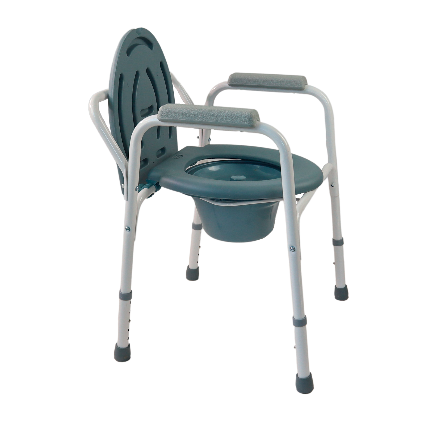 ▷ Y-M-H Silla con WC Inodoro con Ruedas Tapa incluida Reposabrazos y  reposapiés extraibles Respaldo ergonómico Frenos bloqueables Peso máximo  soportado ergonomicas 